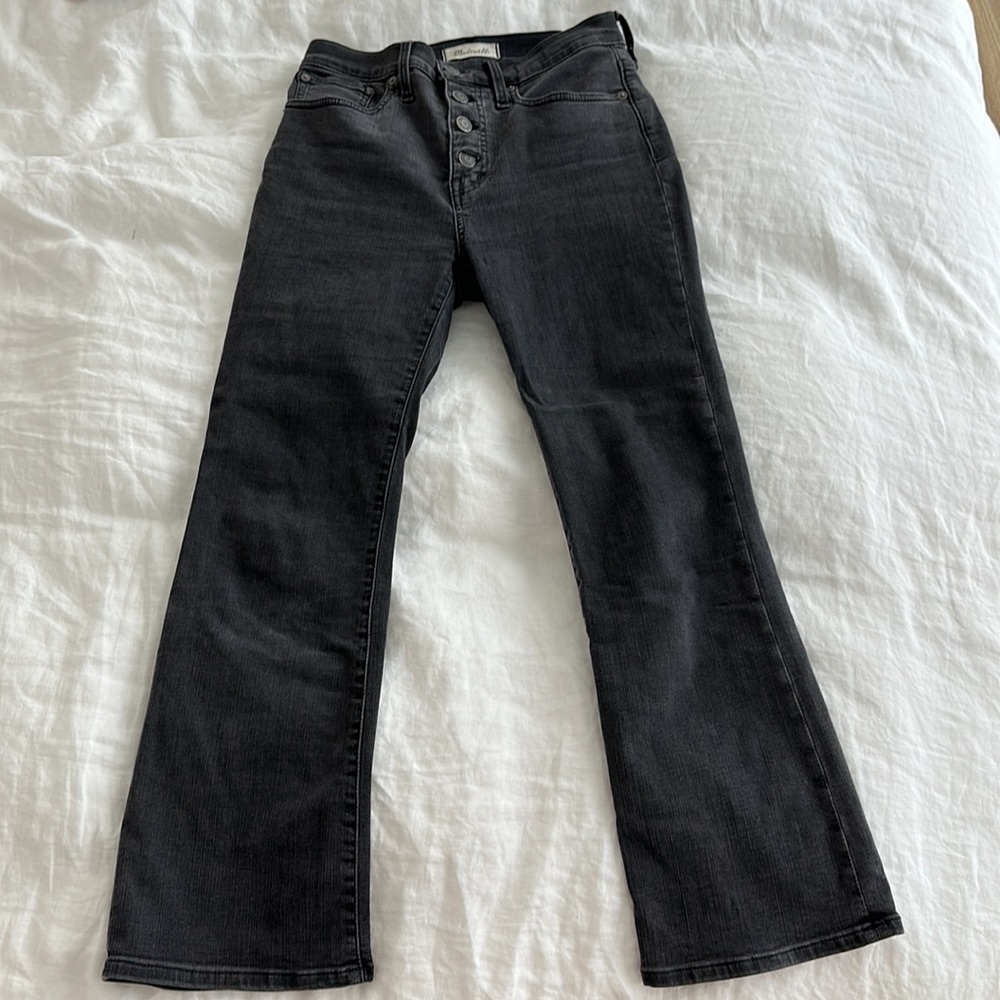 Madewell black/gray cali boot size 26